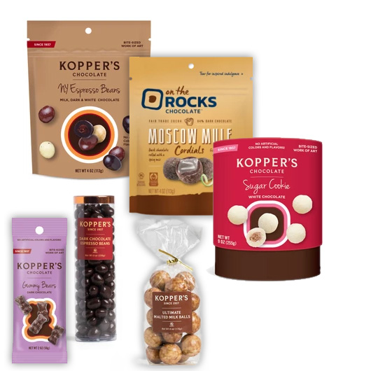 Kopper's Chocolates Products